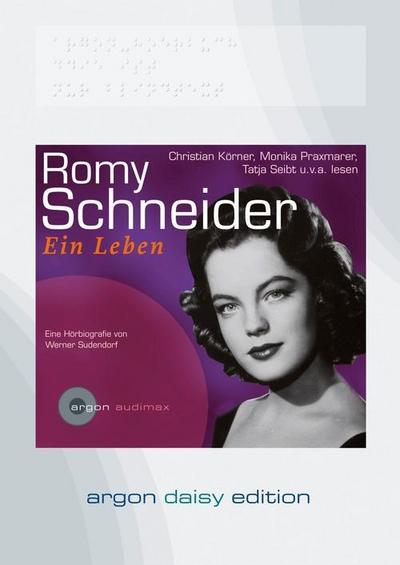 Romy Schneider, Ein Leben, 1 MP3-CD, 1 Audio-CD, MP3