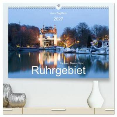 Radland Deutrschland - Ruhrgebiet (hochwertiger Premium Wandkalender 2027 DIN A2 quer), Kunstdruck in Hochglanz