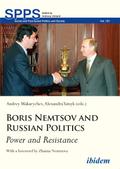 Boris Nemtsov and Russian Politics