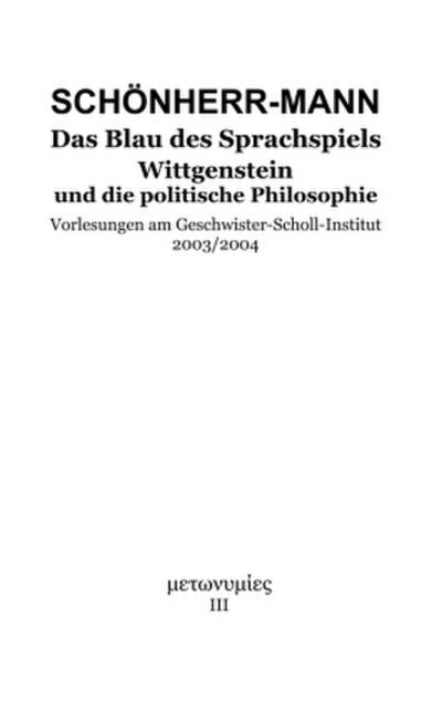 Das Blau des Sprachspiels
