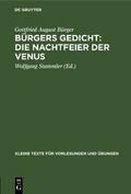 Bürgers Gedicht: Die Nachtfeier der Venus