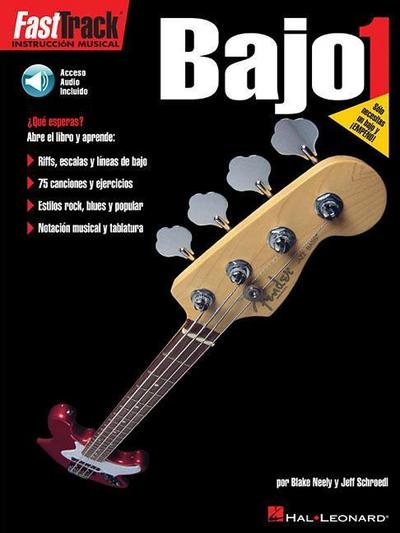Fasttrack Bass Method 1 - Spanish Edition Book 1/Online Audio