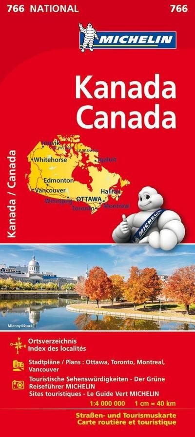 Michelin Karte Kanada. Canada