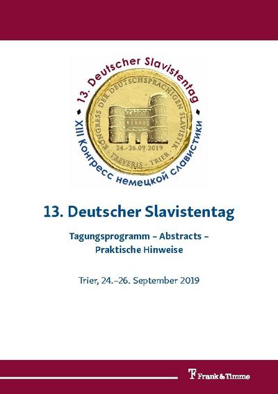 13. Deutscher Slavistentag