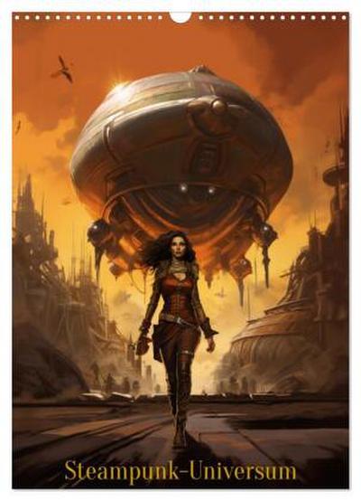 Steampunk-Universum (Wandkalender 2026 DIN A3 hoch), CALVENDO Monatskalender