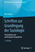 Schriften zur Grundlegung der Soziologie: Theoretische und methodische Perspektiven (René König Schriften. Ausgabe letzter Hand, 11, Band 11)