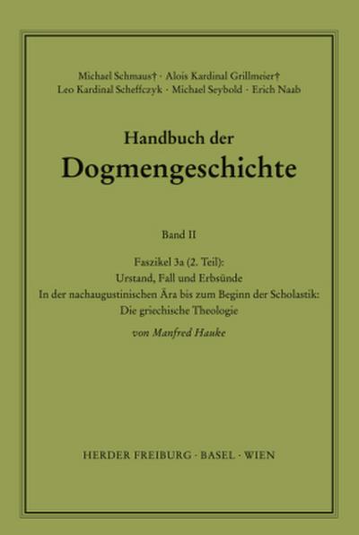 Handbuch der Dogmengeschichte
