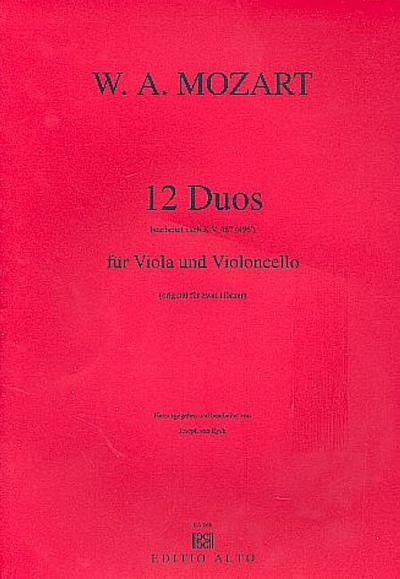 12 Duos KV487für Viola und Violoncello