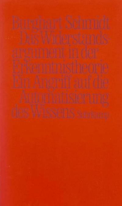 Das Widerstandsargument in der Erkenntnistheorie