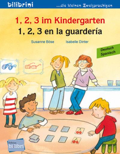 1, 2, 3 im Kindergarten (Deutsch-Spanisch)