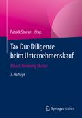 Tax Due Diligence beim Unternehmenskauf von Patrick Sinewe | Taschenbuch