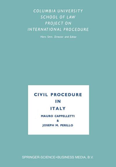 Civil Procedure in Italy