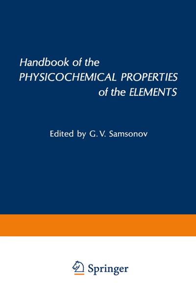 Handbook of the Physicochemical Properties of the Elements