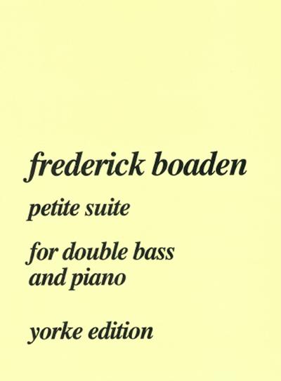 Petite Suite for double bassand piano