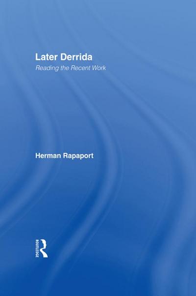 Later Derrida