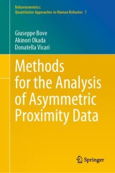 Methods for the Analysis of Asymmetric Proximity Data