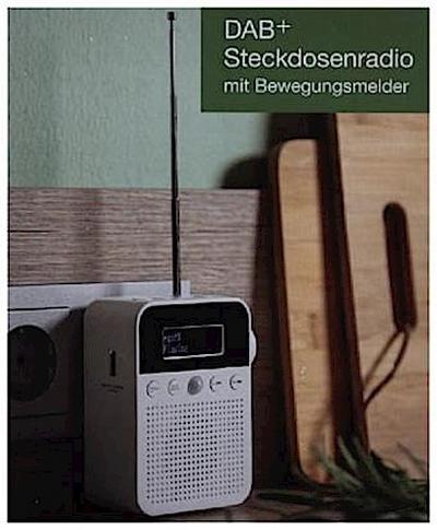 Weltbild DAB+ Radio mit Bewegungsmelder Steckdose - automatisch DAB Plus Steckdosenradio Badezimmer digital Küchenradio klein