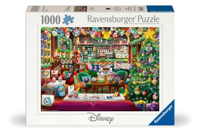 Erwachsenenpuzzle 1000 Teile - Disney - Disney Christmas Cafe