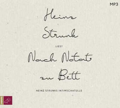 Nach Notat zu Bett, 1 Audio-CD, 1 MP3
