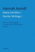 Kleine Schriften I / Shorter Writings I