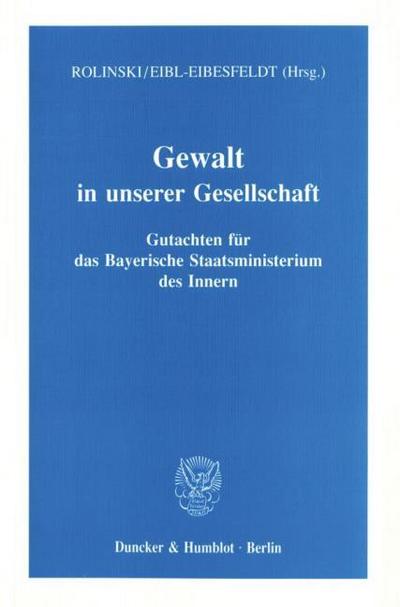 Gewalt in unserer Gesellschaft.