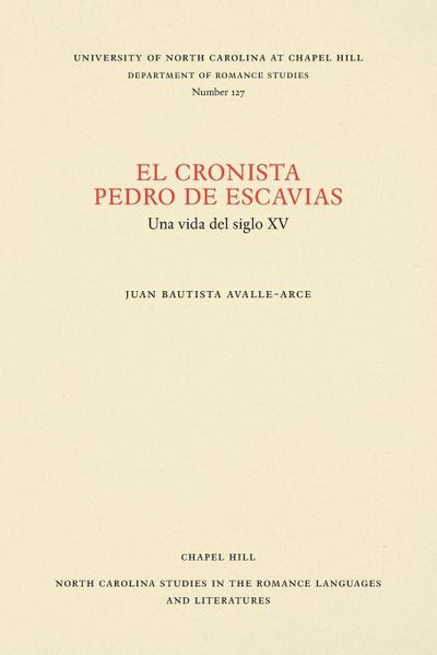 El cronista Pedro de Escavias
