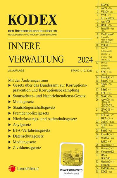 KODEX Innere Verwaltung 2024 - inkl. App