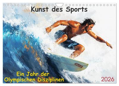 Kunst des Sports (Wandkalender 2026 DIN A4 quer), CALVENDO Monatskalender