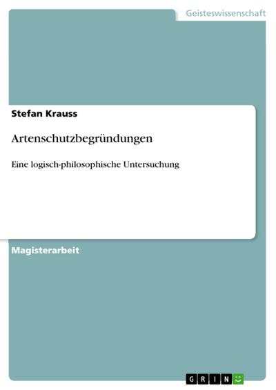Artenschutzbegründungen - Stefan Krauss