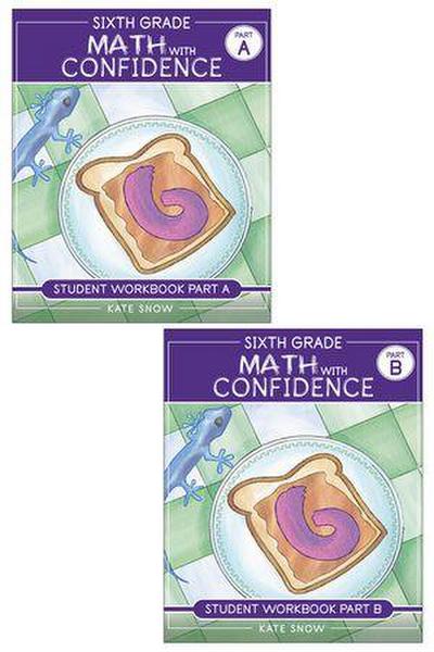 Sixth Grade Math with Confidence Student Workbook Bundle