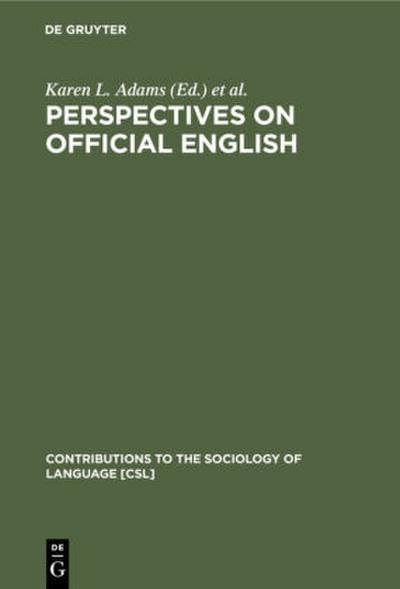 Perspectives on Official English