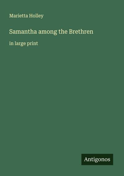 Samantha among the Brethren