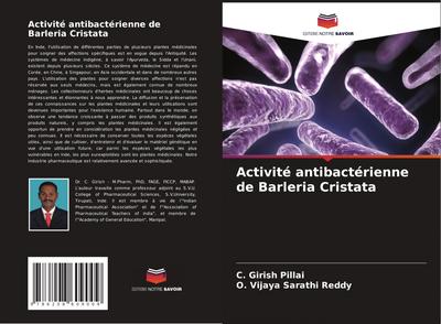 Activité antibactérienne de Barleria Cristata