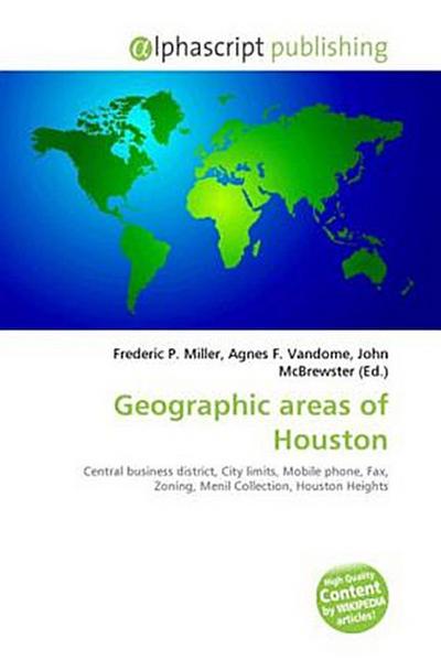 Geographic areas of Houston