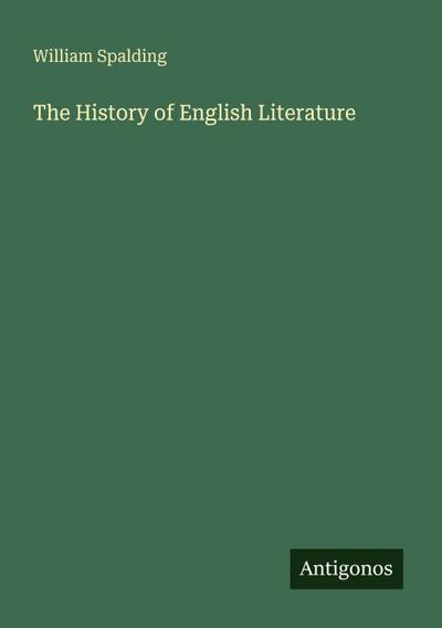 The History of English Literature
