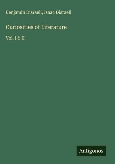 Curiosities of Literature