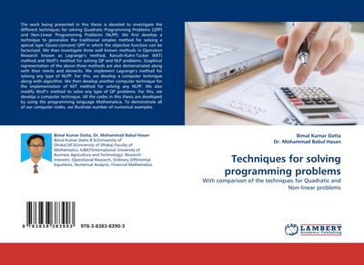 Techniques for solving programming problems