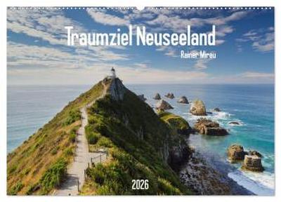 Traumziel Neuseeland 2026 (Wandkalender 2026 DIN A2 quer), CALVENDO Monatskalender