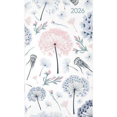 Miniplaner Style Pusteblumen 2026 - Taschen-Kalender 9x15 cm - Weekly - 64 Seiten - 1 Seite 1 Woche - Notiz-Heft - Alpha Edition