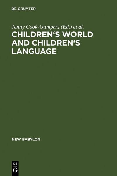Children’s Worlds and Children’s Language