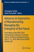 Advances in Ergonomics of Manufacturing: Managing 