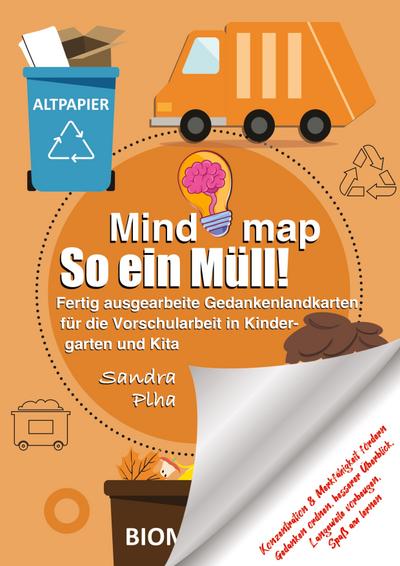 KitaFix-Mindmap So ein Müll! (Fertig ausgearbeitete Gedankenlandkarten für die Vorschularbeit in Kindergarten und Kita)