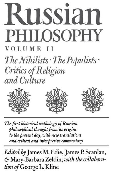 Russian Philosophy, Volume 2