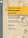 6 Sonaten op.2 Band 2, Nr.4-6für Altblockflöte und Bc