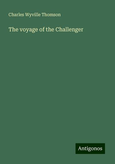The voyage of the Challenger