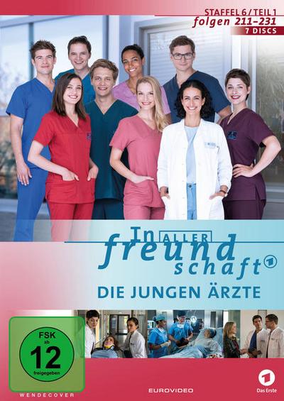 In aller Freundschaft - Die jungen Ärzte - Staffel 6, Teil 1, Folgen 211 - 232 DVD-Box