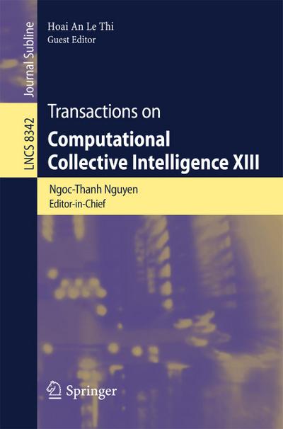 Transactions on Computational Collective Intelligence XIII