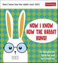 Now I know how the rabbit runs Postkartenkalender 2023