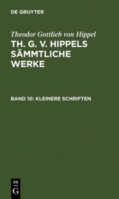 Kleinere Schriften