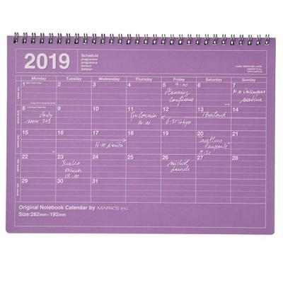 MARK’S 2019 Tischkalender M // Purple